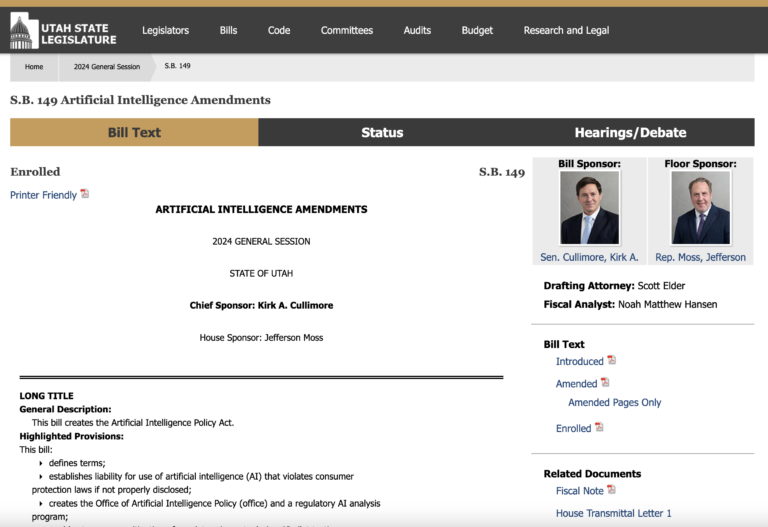 Utah AI Policy Act